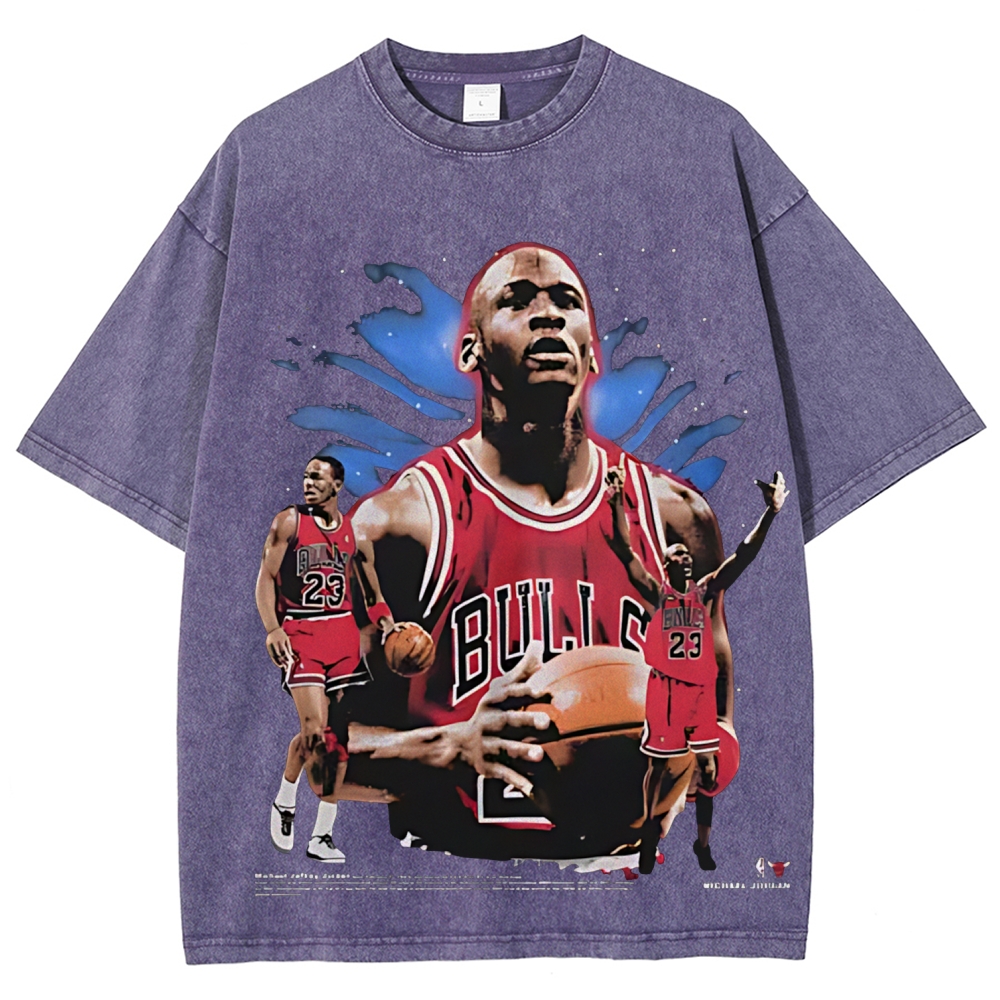 Unisex Fit Washed T-Shirt | MICHAEL JORDAN THE GOAT 
