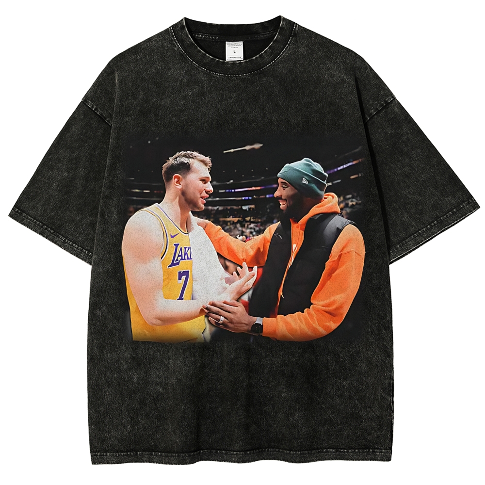 Unisex Fit Washed T-Shirt VINTAGE TEE | LUKA AND KOBE