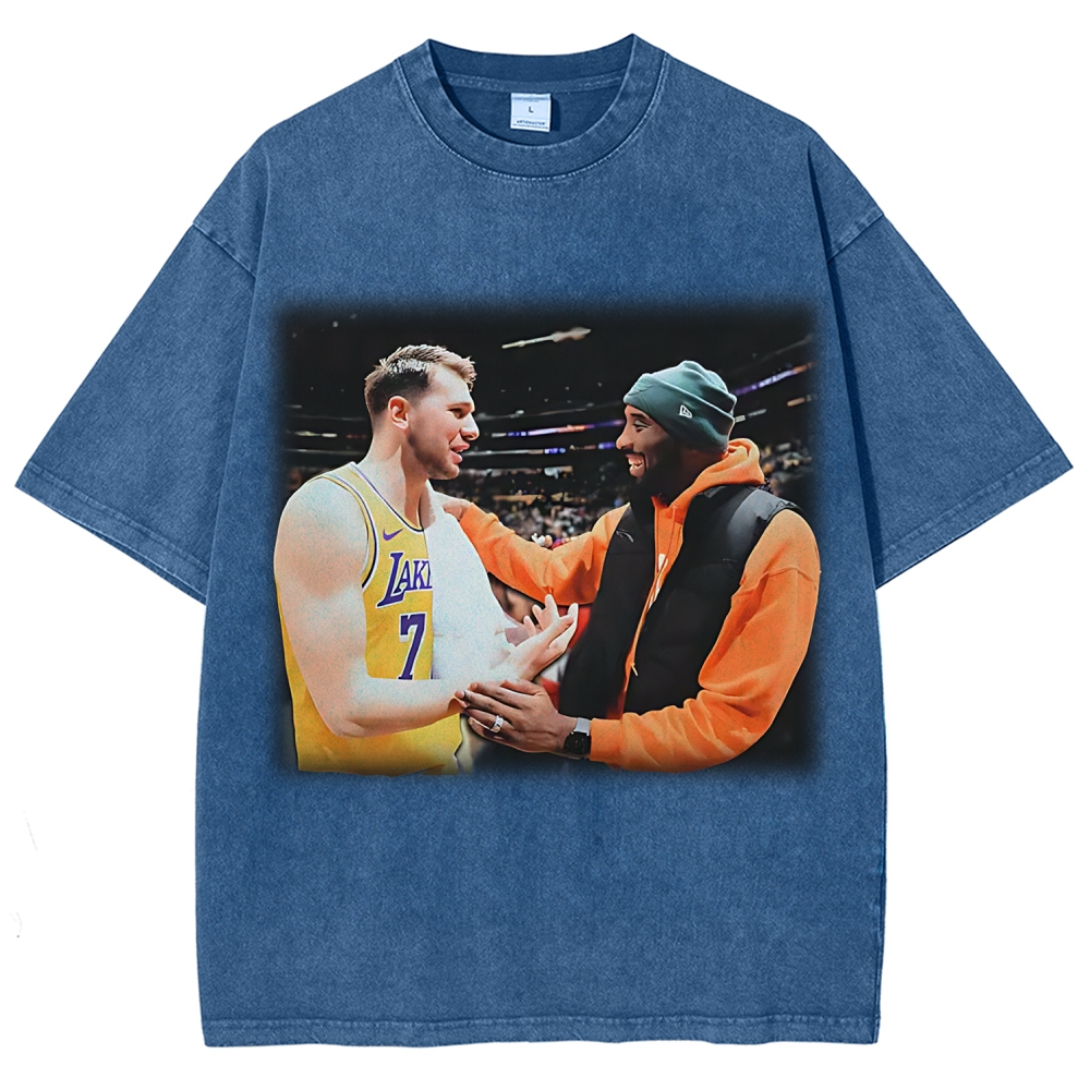 Unisex Fit Washed T-Shirt VINTAGE TEE | LUKA AND KOBE