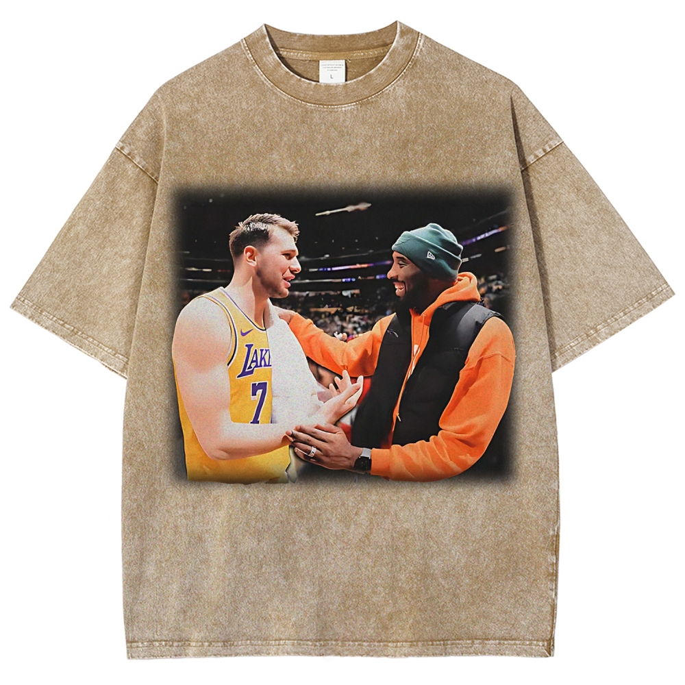 Unisex Fit Washed T-Shirt VINTAGE TEE | LUKA AND KOBE
