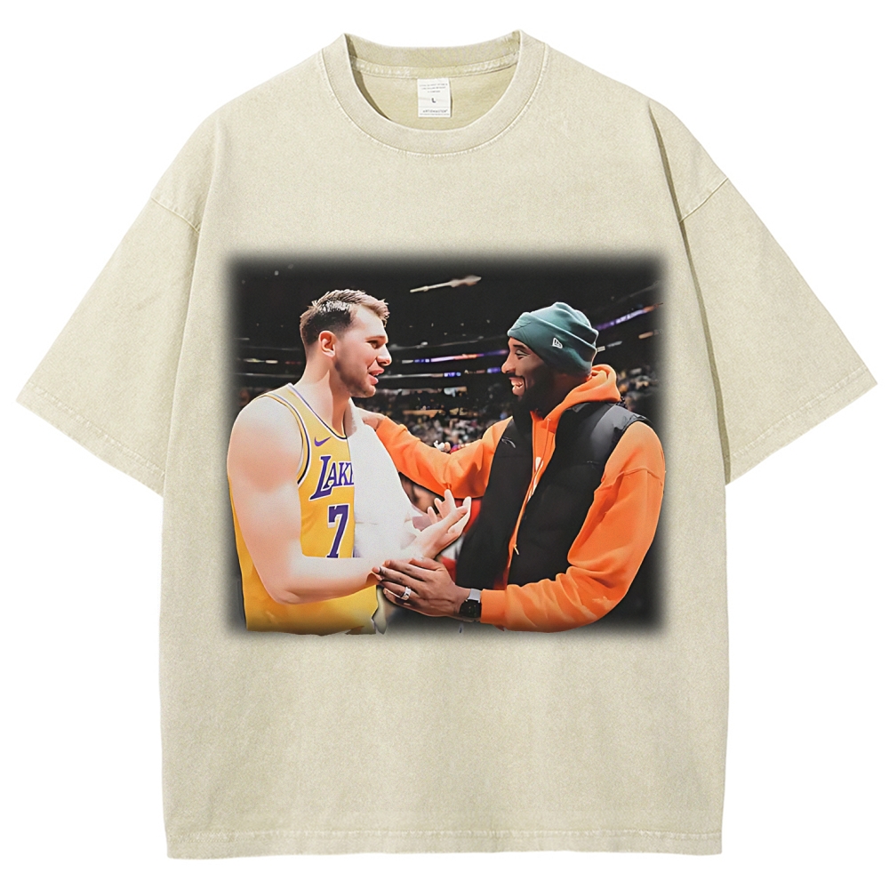 Unisex Fit Washed T-Shirt VINTAGE TEE | LUKA AND KOBE