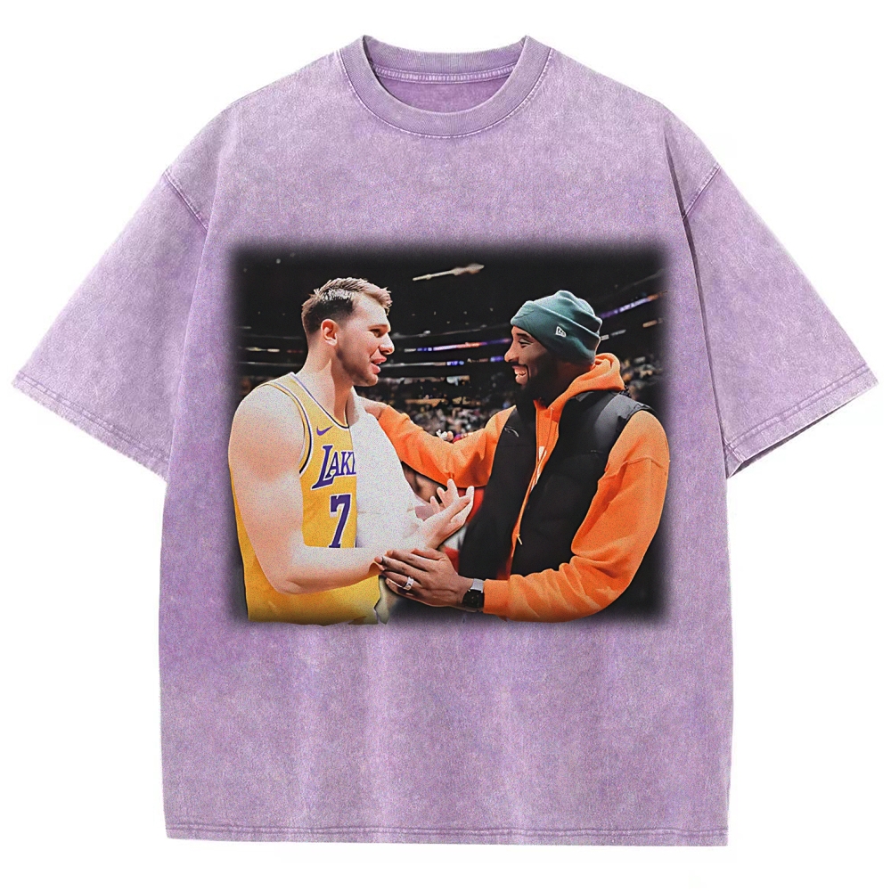 Unisex Fit Washed T-Shirt VINTAGE TEE | LUKA AND KOBE