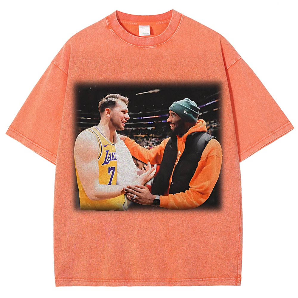 Unisex Fit Washed T-Shirt VINTAGE TEE | LUKA AND KOBE