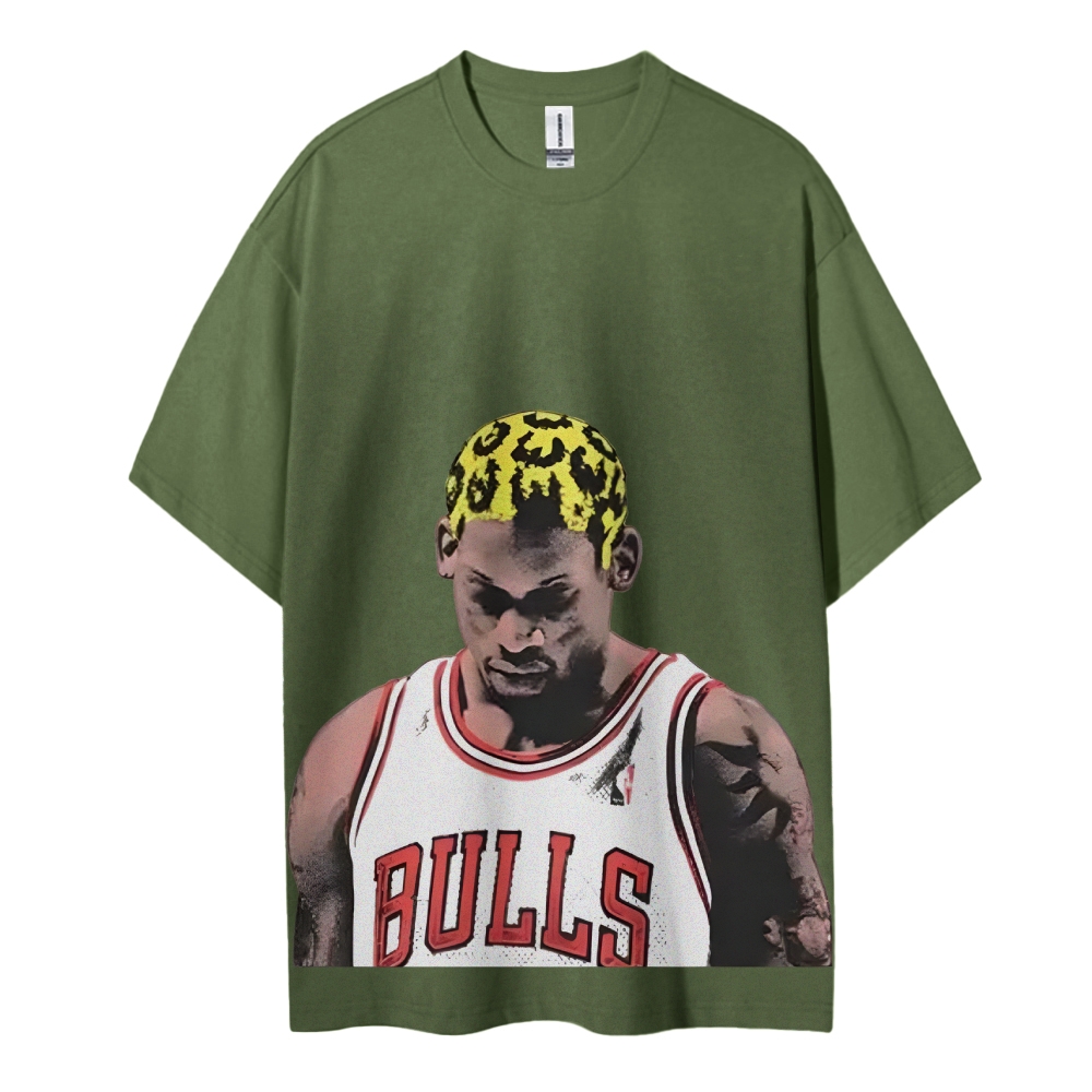 DENNIS RODMAN TEE COTTON T-Shirt 