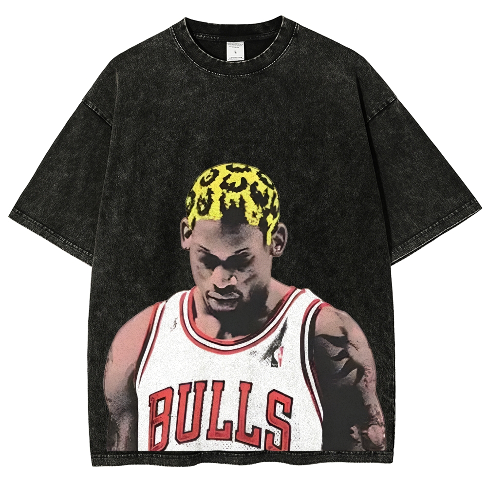 Unisex Fit Washed T-Shirt | DENNIS RODMAN TEE