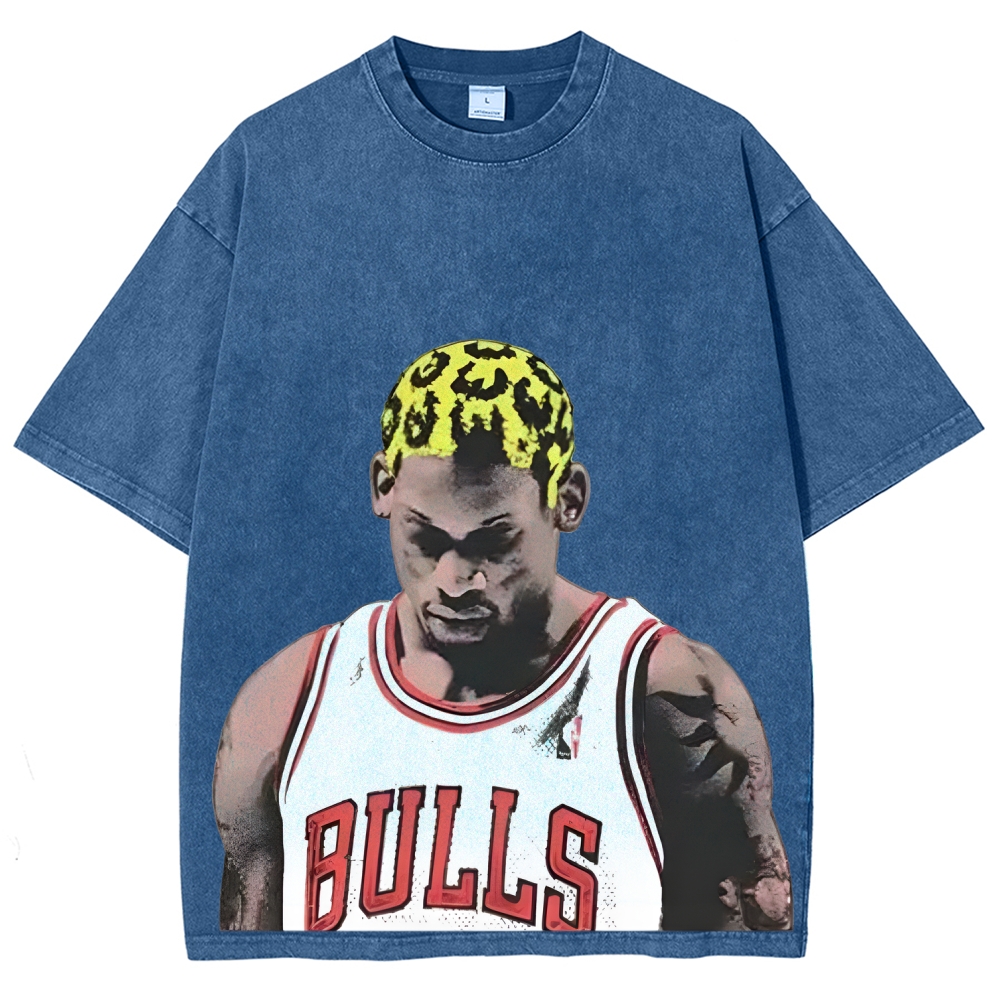 Unisex Fit Washed T-Shirt | DENNIS RODMAN TEE