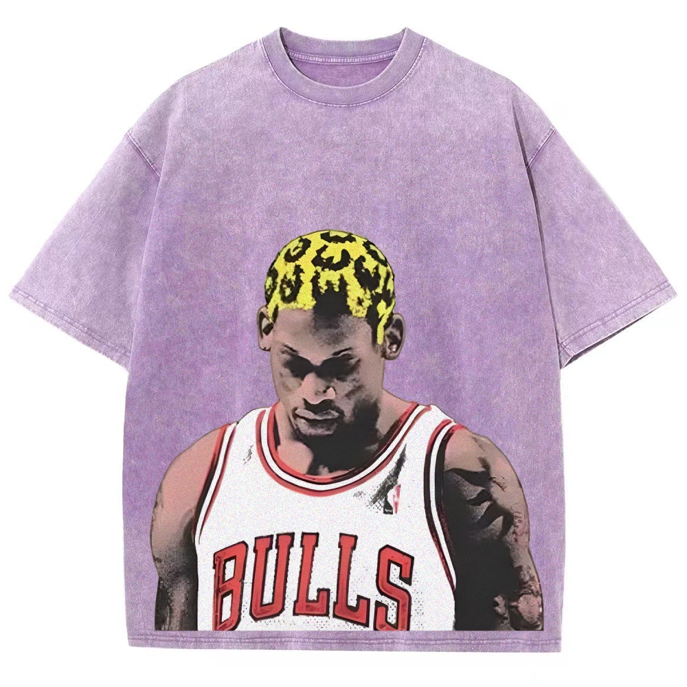 Unisex Fit Washed T-Shirt | DENNIS RODMAN TEE