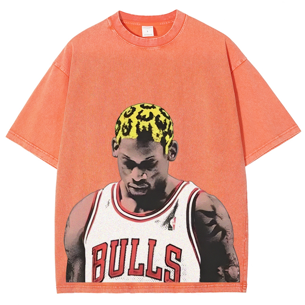 Unisex Fit Washed T-Shirt | DENNIS RODMAN TEE