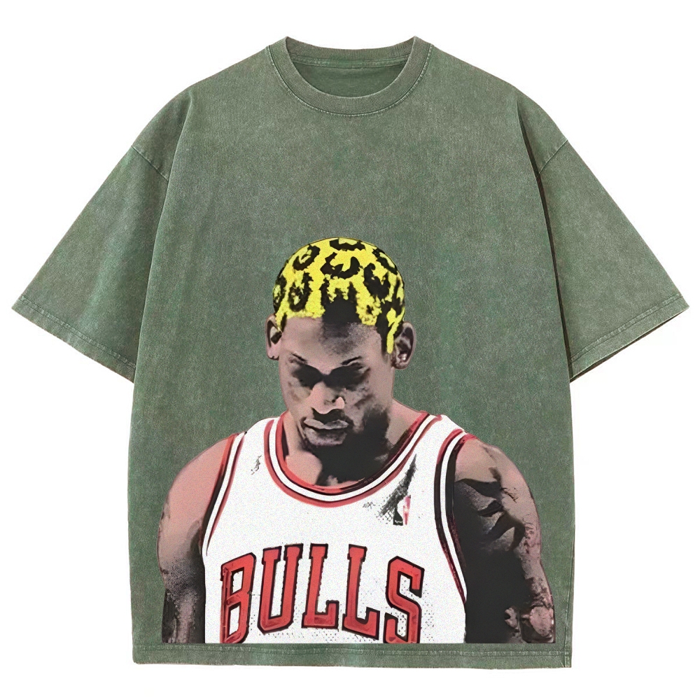 Unisex Fit Washed T-Shirt | DENNIS RODMAN TEE