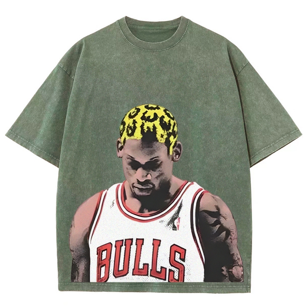Unisex Fit Washed T-Shirt | DENNIS RODMAN TEE