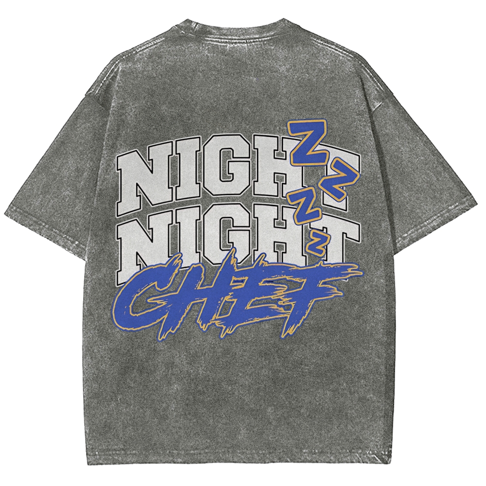 Unisex Fit Washed T-Shirt | STEPHEN CURRY NIGHT TEE 