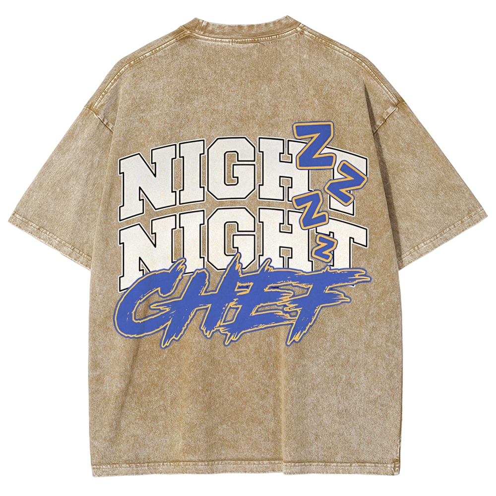 Unisex Fit Washed T-Shirt | STEPHEN CURRY NIGHT TEE 