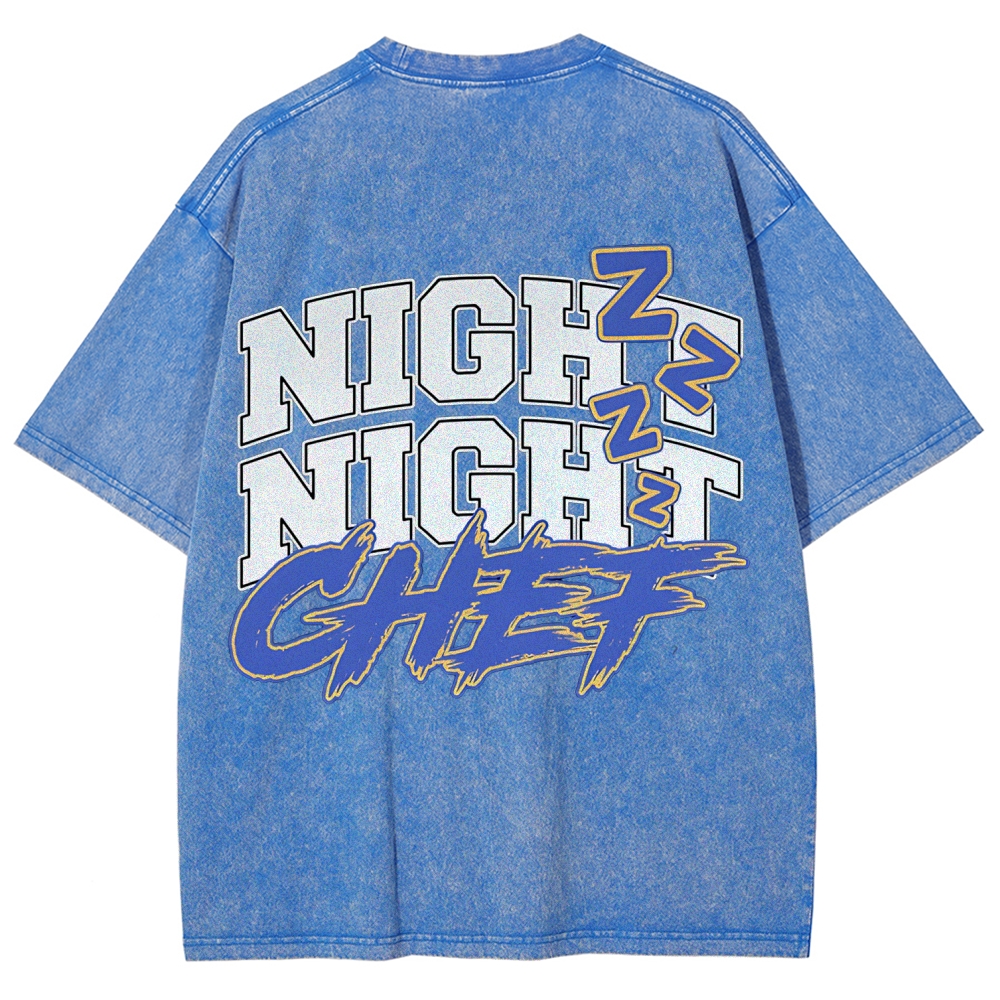 Unisex Fit Washed T-Shirt | STEPHEN CURRY NIGHT TEE 