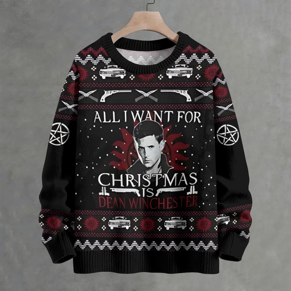 Dean Winchester Ugly Christmas Sweater