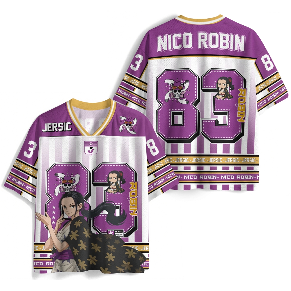 One Piece Anime Football Jersey Shirts 