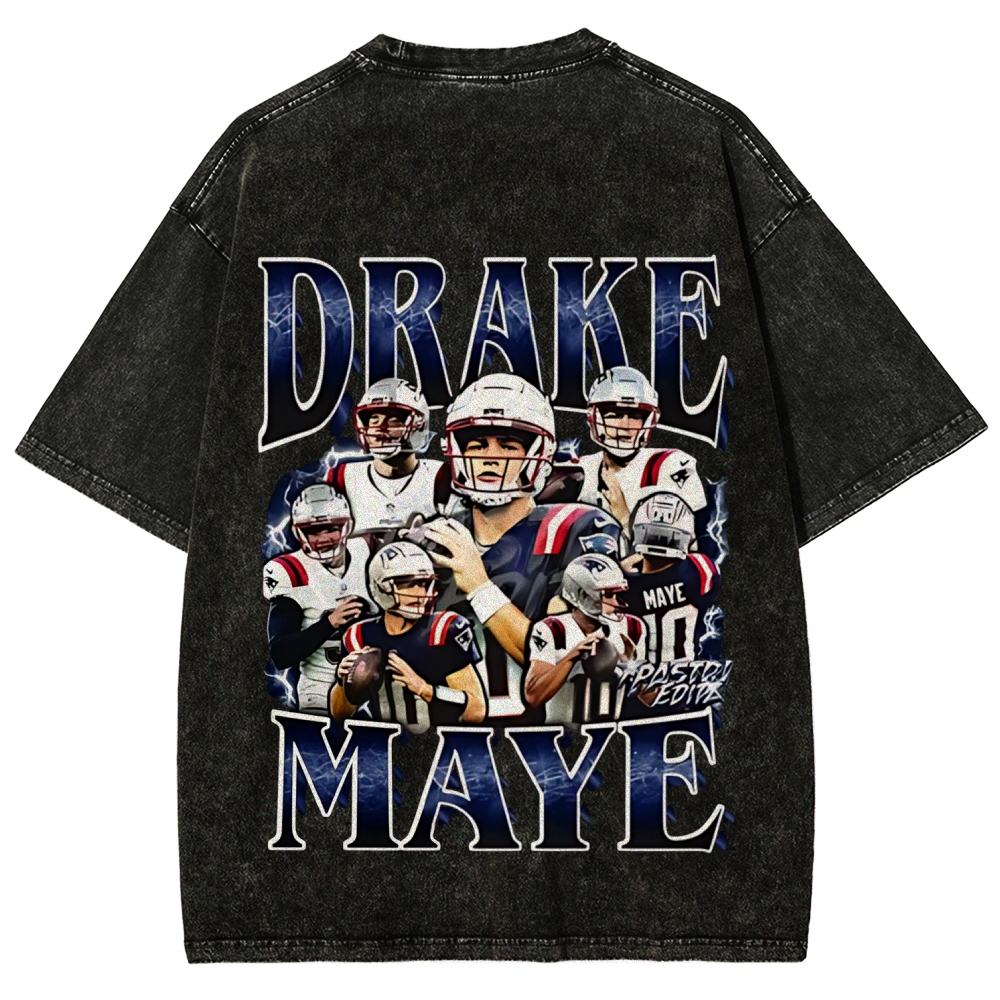 Unisex Fit Washed T-Shirt | Drake Maye