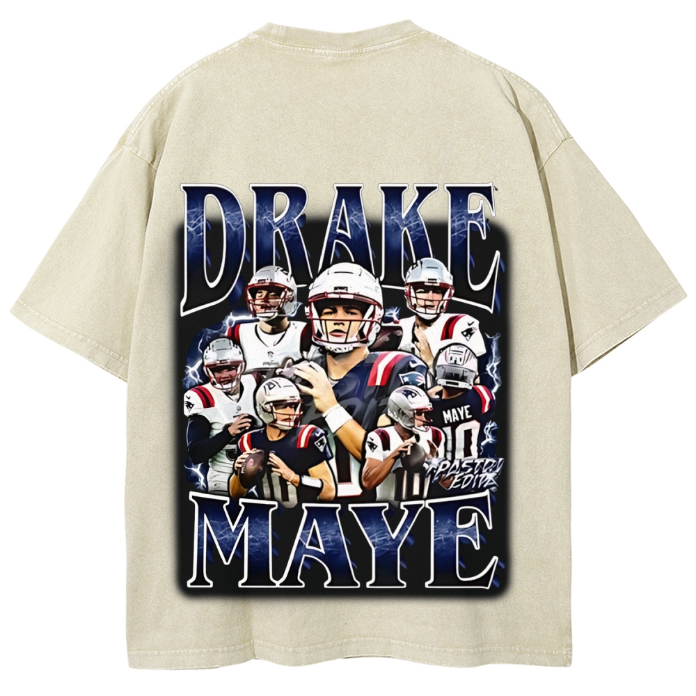 Unisex Fit Washed T-Shirt | Drake Maye