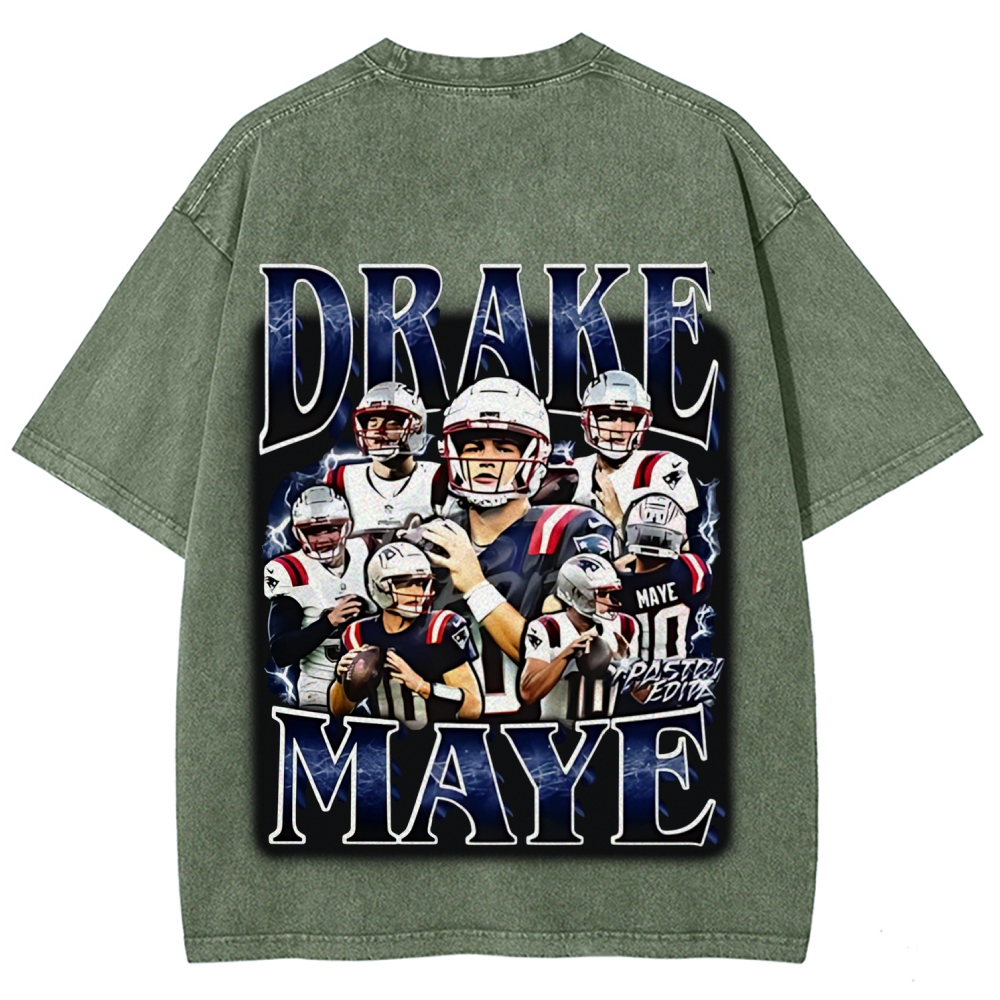 Unisex Fit Washed T-Shirt | Drake Maye