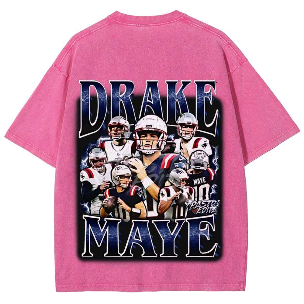 Unisex Fit Washed T-Shirt | Drake Maye