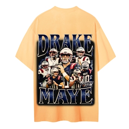 Drake Maye Cotton T-Shirt 