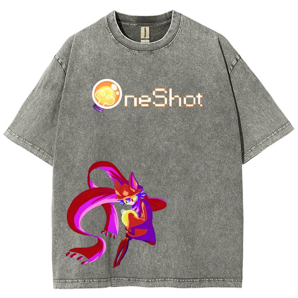 OneShot Unisex Fit Washed T-Shirt 2512015047