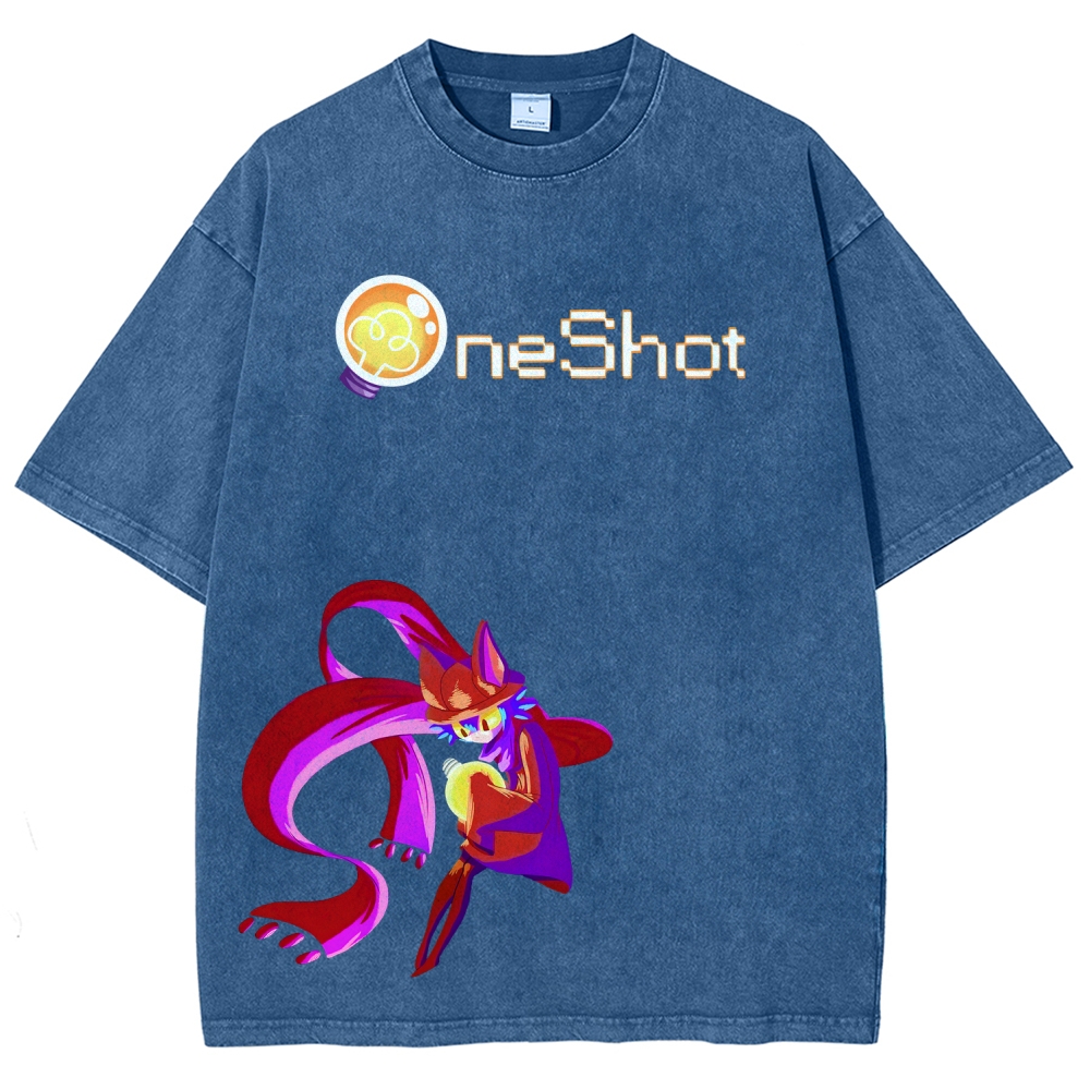 OneShot Unisex Fit Washed T-Shirt 2512015047