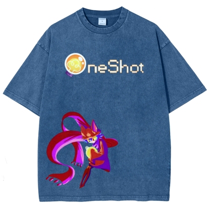 OneShot Unisex Fit Washed T-Shirt 2512015047