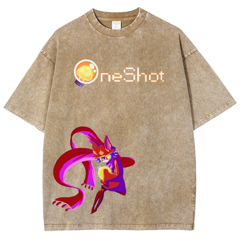 OneShot Unisex Fit Washed T-Shirt 2512015047