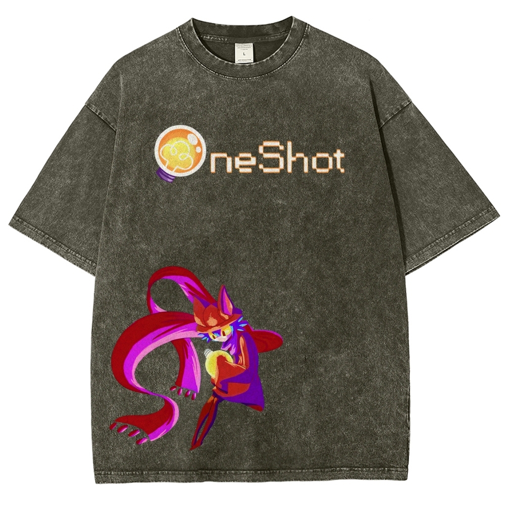 OneShot Unisex Fit Washed T-Shirt 2512015047
