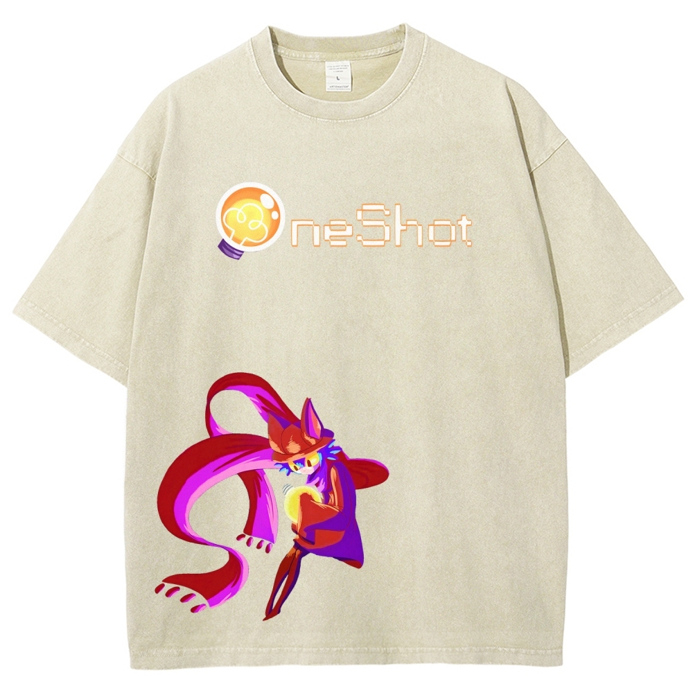 OneShot Unisex Fit Washed T-Shirt 2512015047