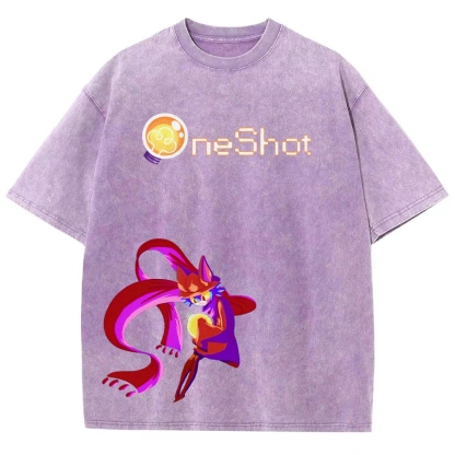 OneShot Unisex Fit Washed T-Shirt 2512015047