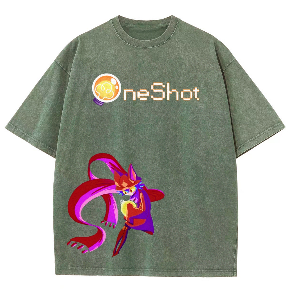 OneShot Unisex Fit Washed T-Shirt 2512015047