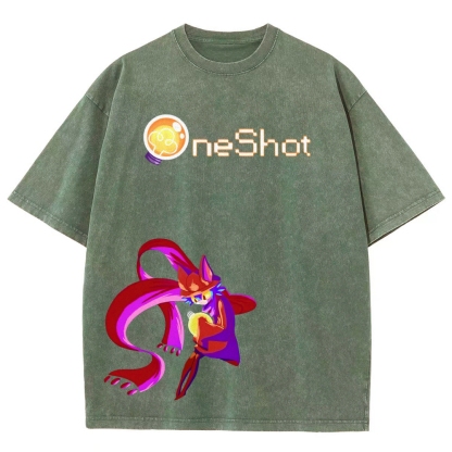 OneShot Unisex Fit Washed T-Shirt 2512015047
