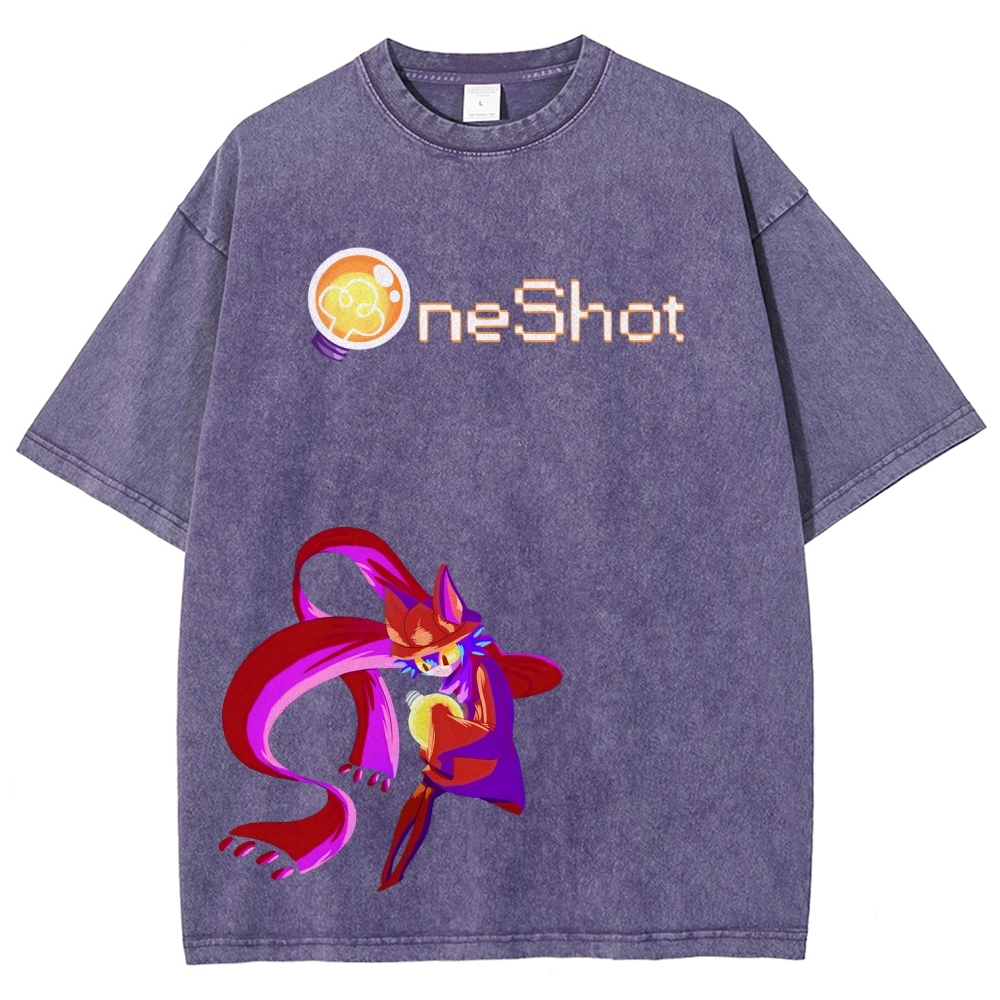 OneShot Unisex Fit Washed T-Shirt 2512015047