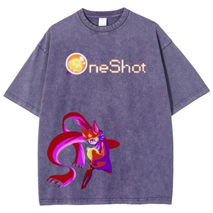 OneShot Unisex Fit Washed T-Shirt 2512015047