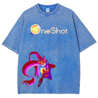 OneShot Unisex Fit Washed T-Shirt 2512015047