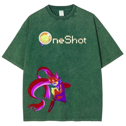 OneShot Unisex Fit Washed T-Shirt 2512015047