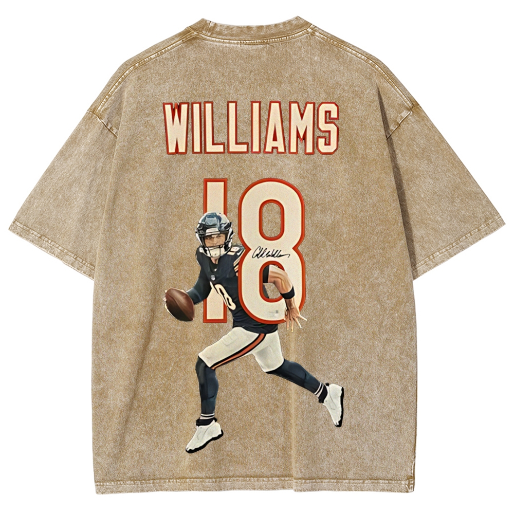 Unisex Fit Washed T-Shirt Caleb Williams Tee