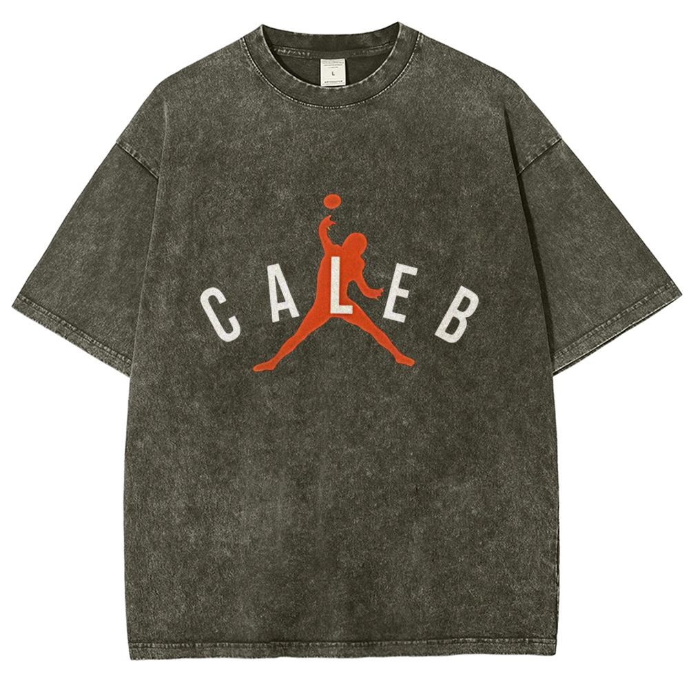 Unisex Fit Washed T-Shirt Caleb Williams Tee