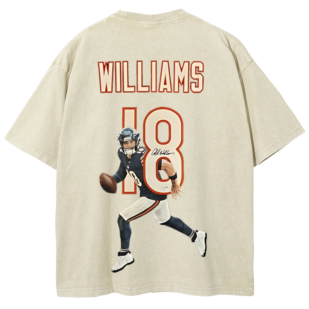 Unisex Fit Washed T-Shirt Caleb Williams Tee