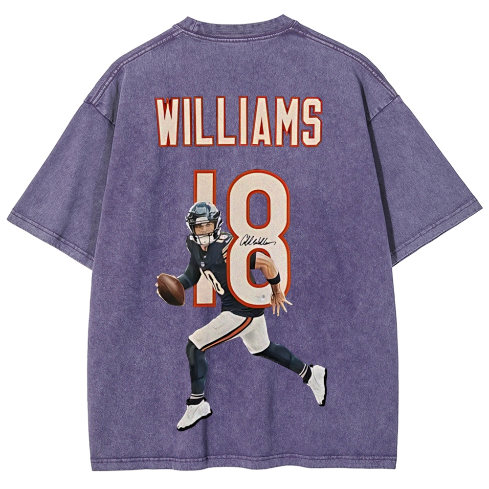 Unisex Fit Washed T-Shirt Caleb Williams Tee