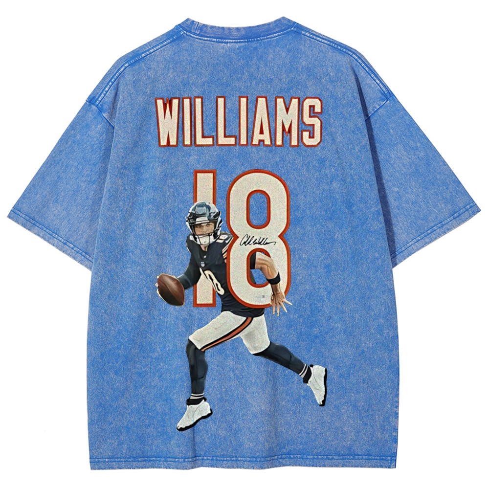 Unisex Fit Washed T-Shirt Caleb Williams Tee