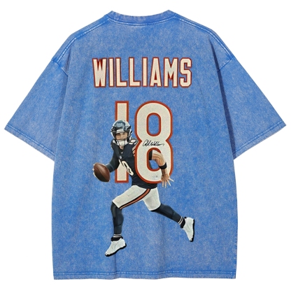Unisex Fit Washed T-Shirt Caleb Williams Tee