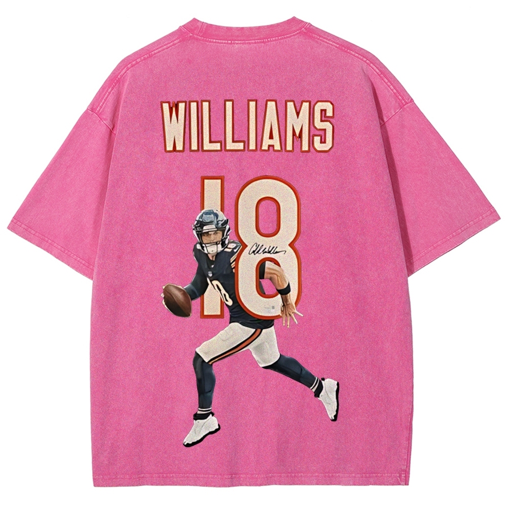 Unisex Fit Washed T-Shirt Caleb Williams Tee