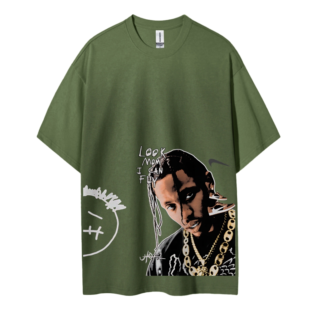 TRAVIS SCOTT TEE Cotton T-Shirt  