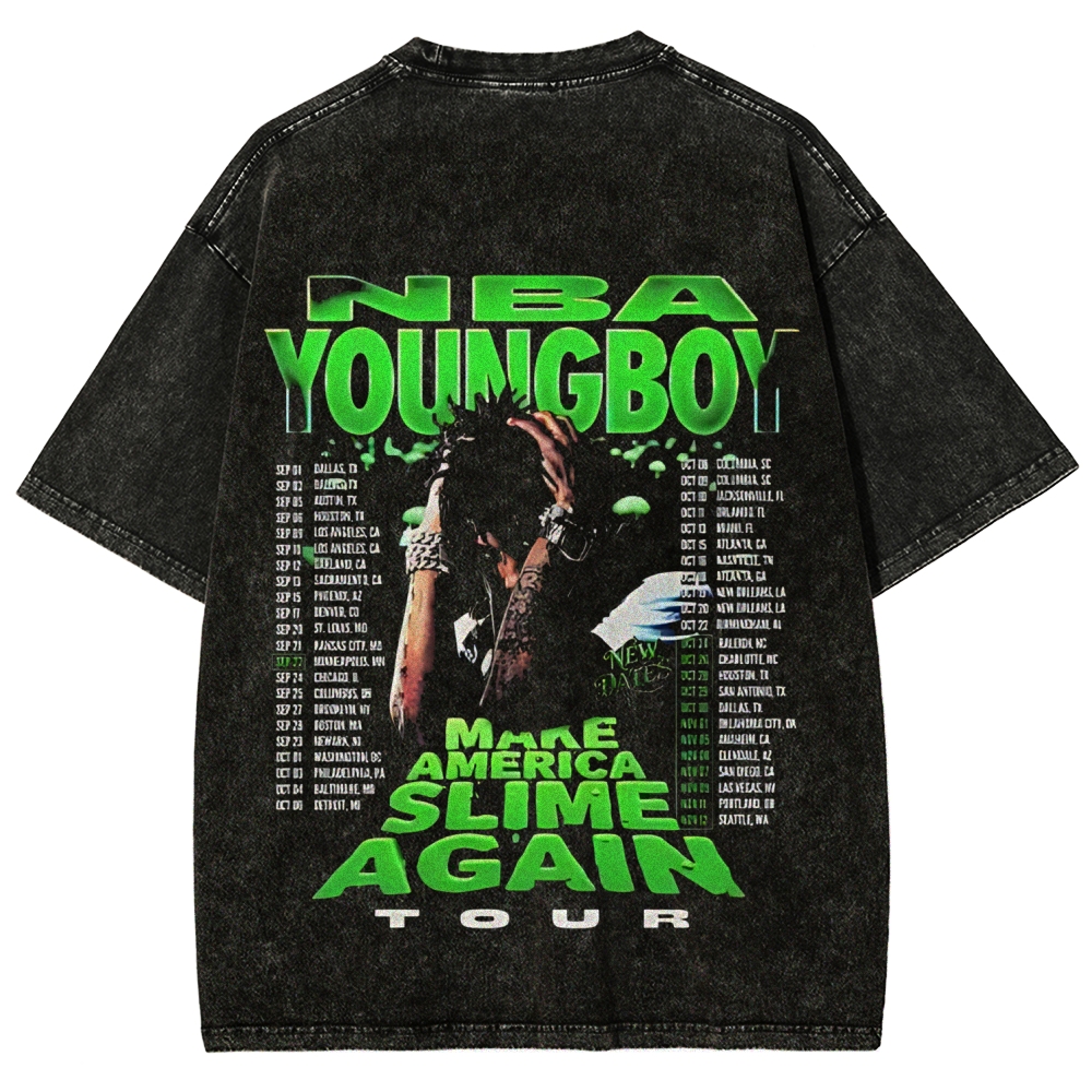 Unisex Fit Washed T-Shirt | NBA YOUNGBOY