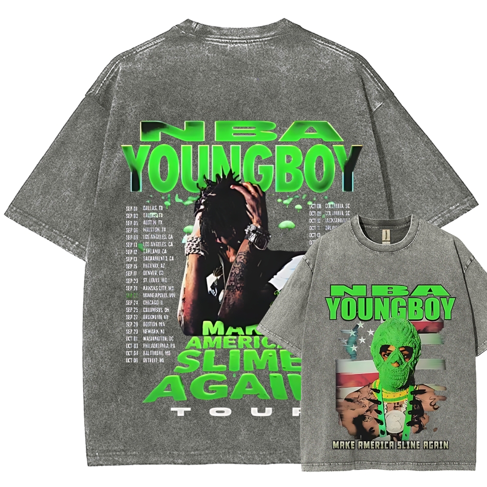 Unisex Fit Washed T-Shirt | NBA YOUNGBOY