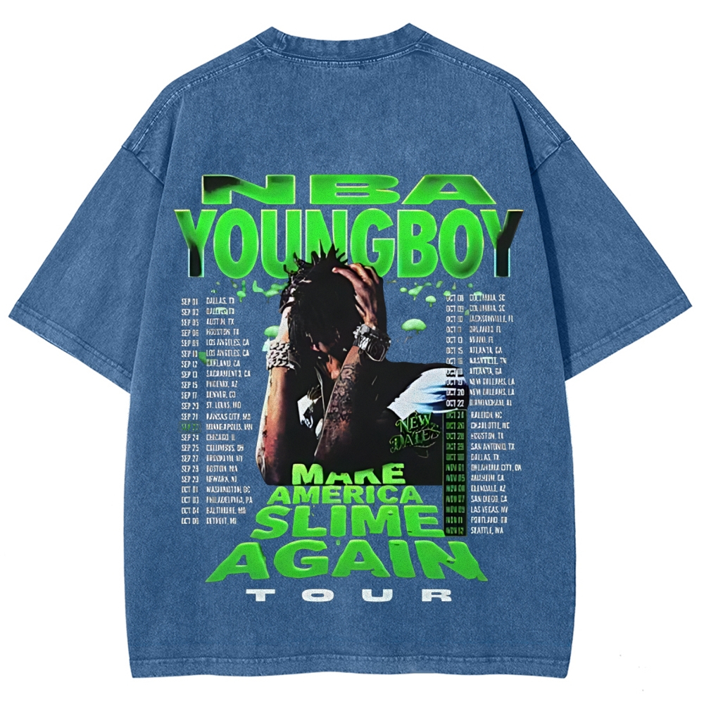 Unisex Fit Washed T-Shirt | NBA YOUNGBOY