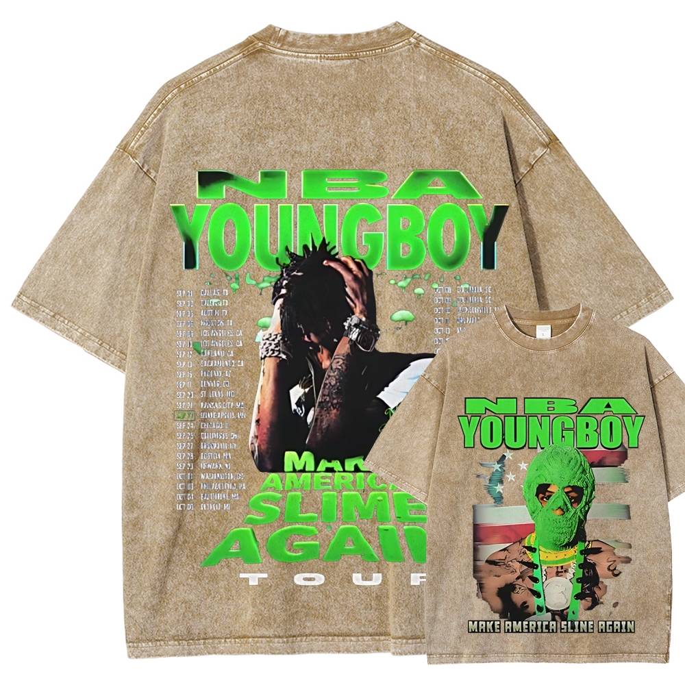 Unisex Fit Washed T-Shirt | NBA YOUNGBOY