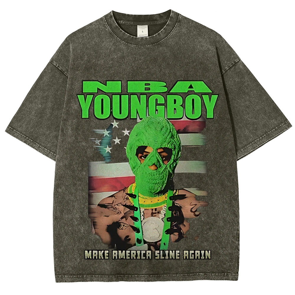 Unisex Fit Washed T-Shirt | NBA YOUNGBOY